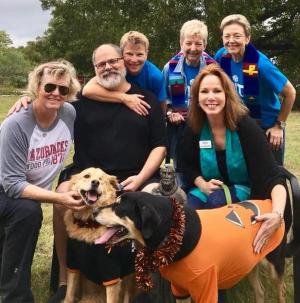 Rev Anne Tabor Unity of Arlington Senior Minister Animal Blessing