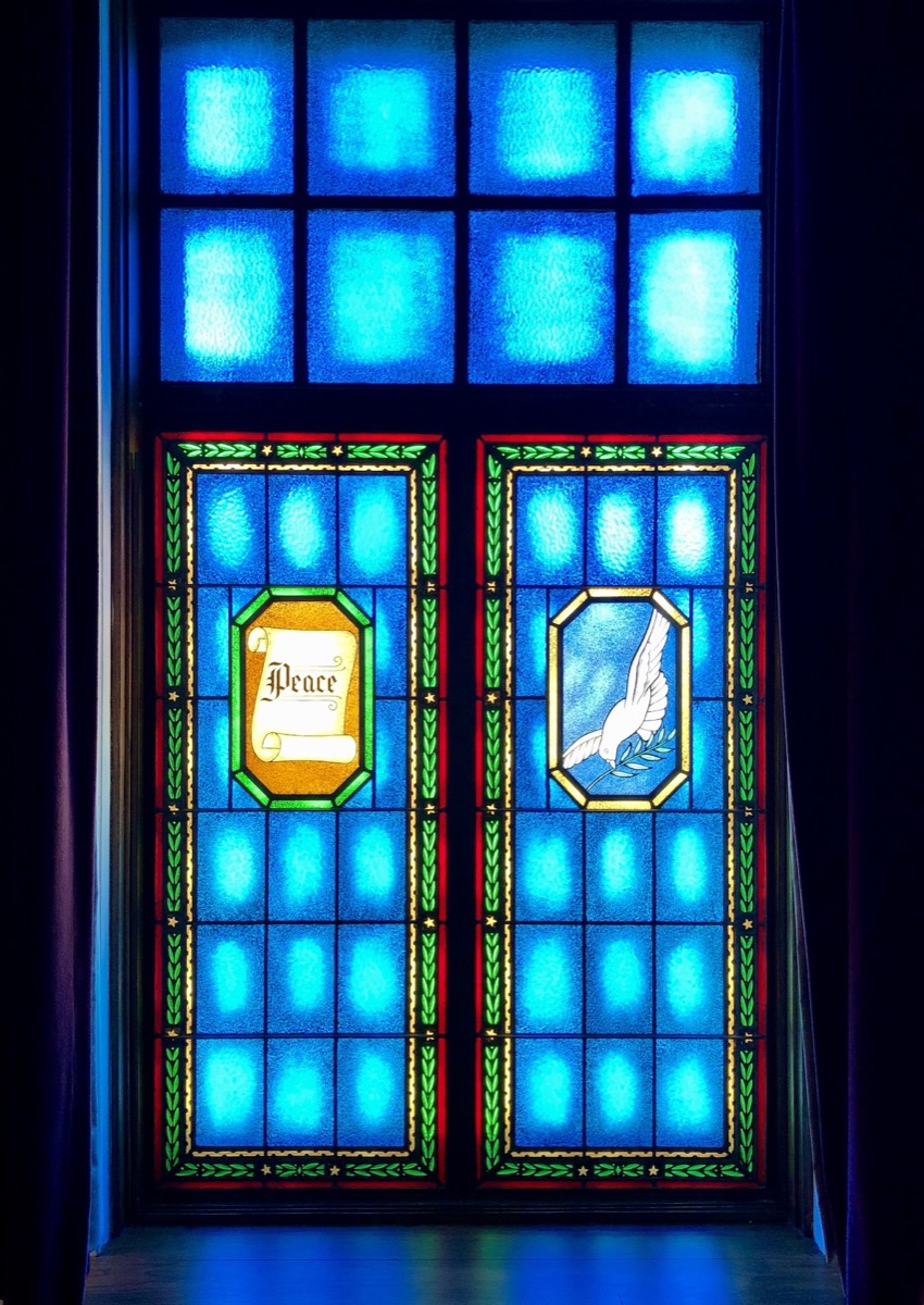 Daily prayer practice Light Bearers Prayer ministry Unity of Arlington Peace Chapel Stained Glass