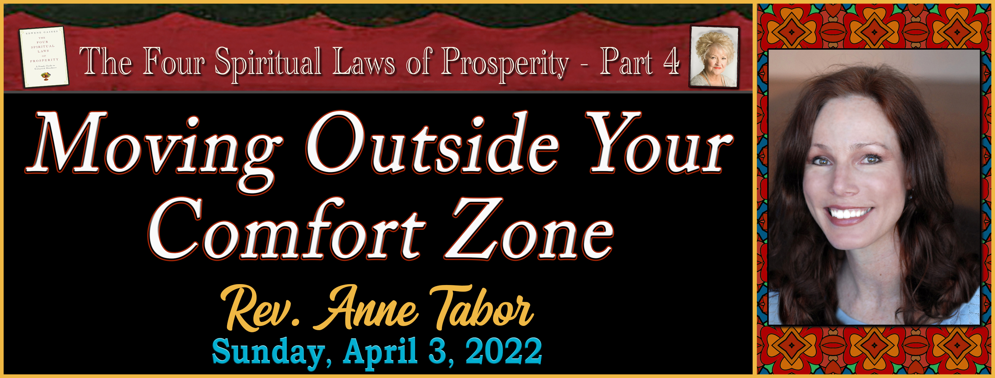 04-03-2022 Moving Outside Your Comfort Zone // Rev. Anne Tabor